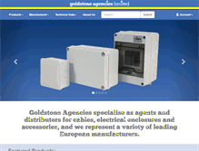 Tablet Screenshot of goldstone-agencies.com